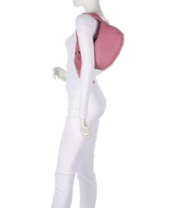 The Grove Schultertasche genarbtes Rindsleder pink