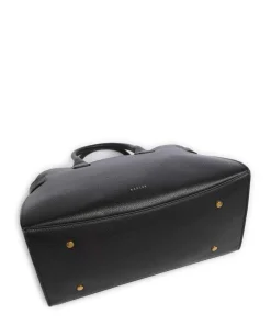 The Rathbone Handtasche genarbtes Rindsleder schwarz