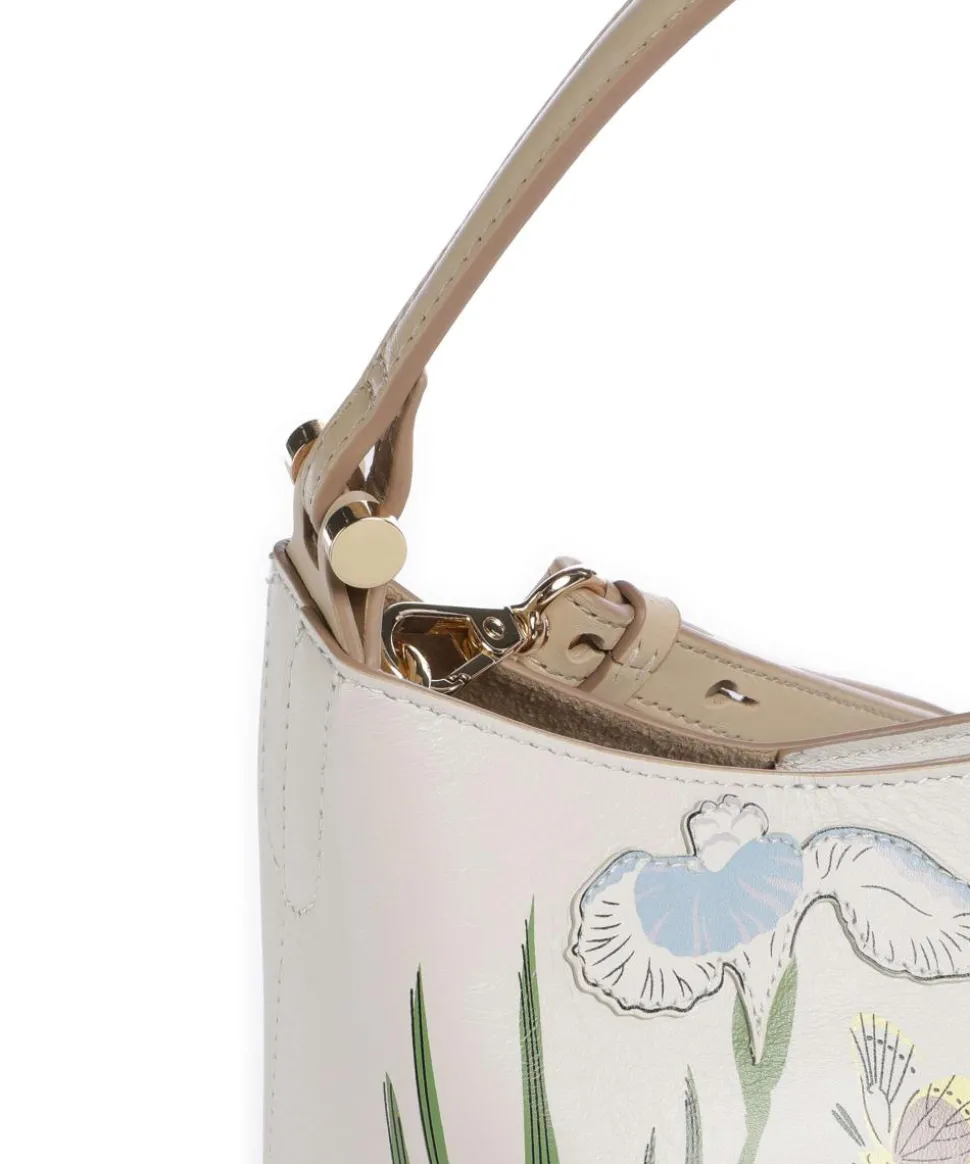 The Rhs Collection Umhängetasche Rindsleder elfenbein