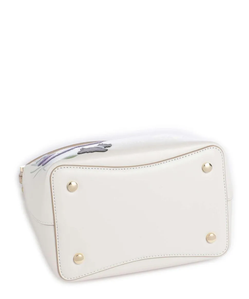 The Rhs Collection Umhängetasche Rindsleder elfenbein