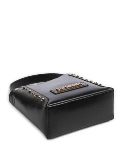 Timeless Handtasche Lederimitat schwarz