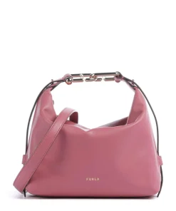 Tonie Mini Handtasche fein genarbtes Leder pink