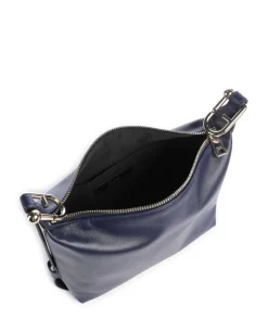 Tonie Mini Handtasche fein genarbtes Leder navy