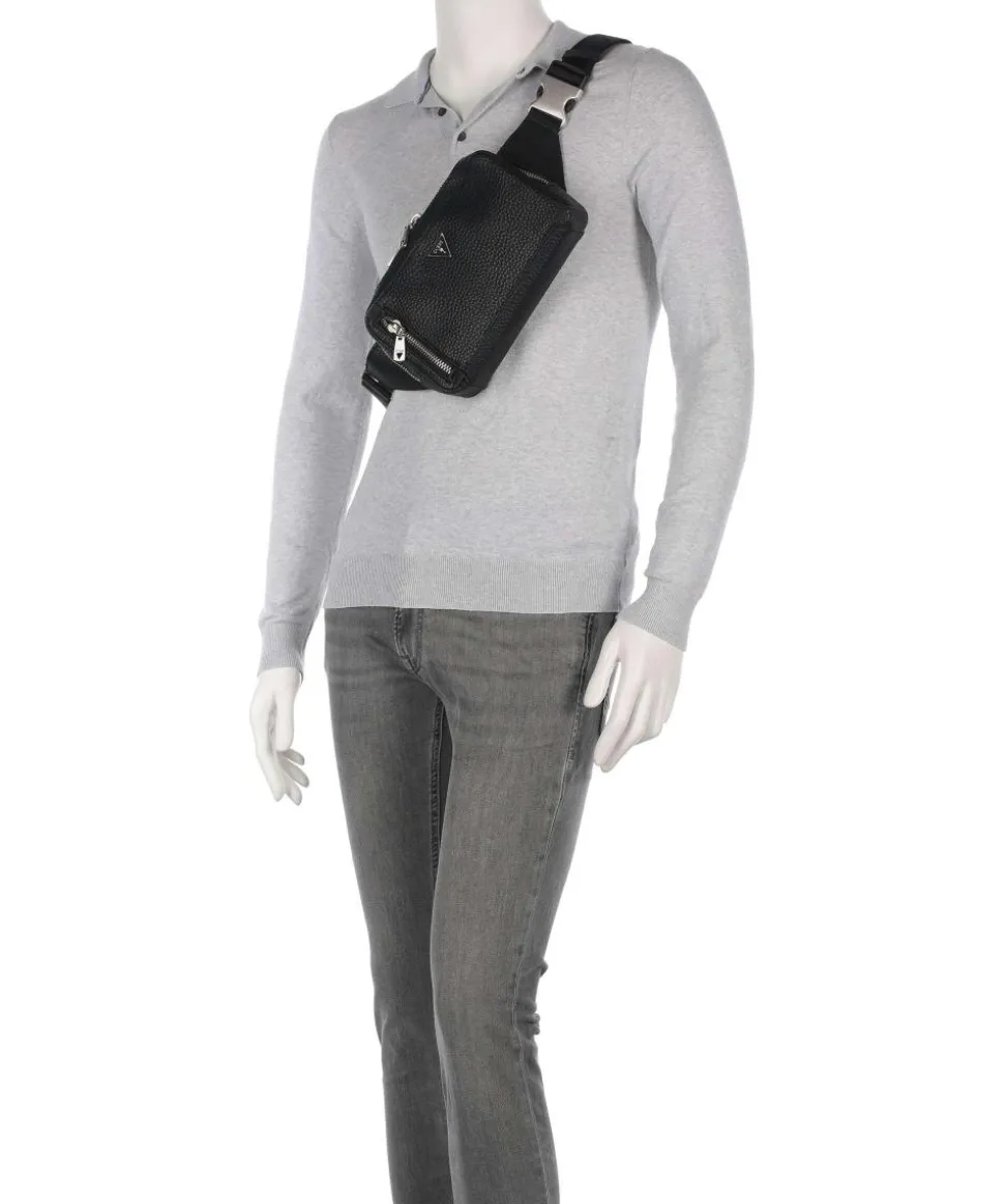 Torino Gürteltasche Lederimitat schwarz