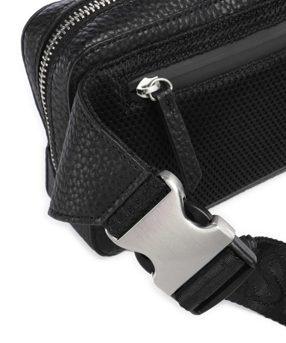 Torino Gürteltasche Lederimitat schwarz