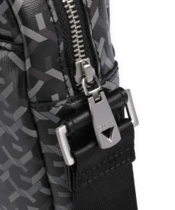 Torino Umhängetasche Lederimitat schwarz