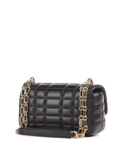 Tribeca Schultertasche Lammleder dunkelbraun