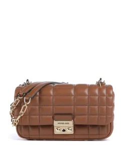 Tribeca Schultertasche Lammleder braun