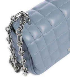 Tribeca Small Schultertasche Lammleder hellblau