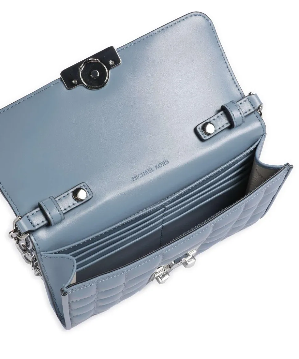 Tribeca Umhängetasche Lammleder blau