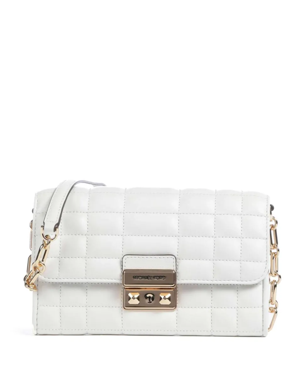 Tribeca Umhängetasche Lammleder weiß