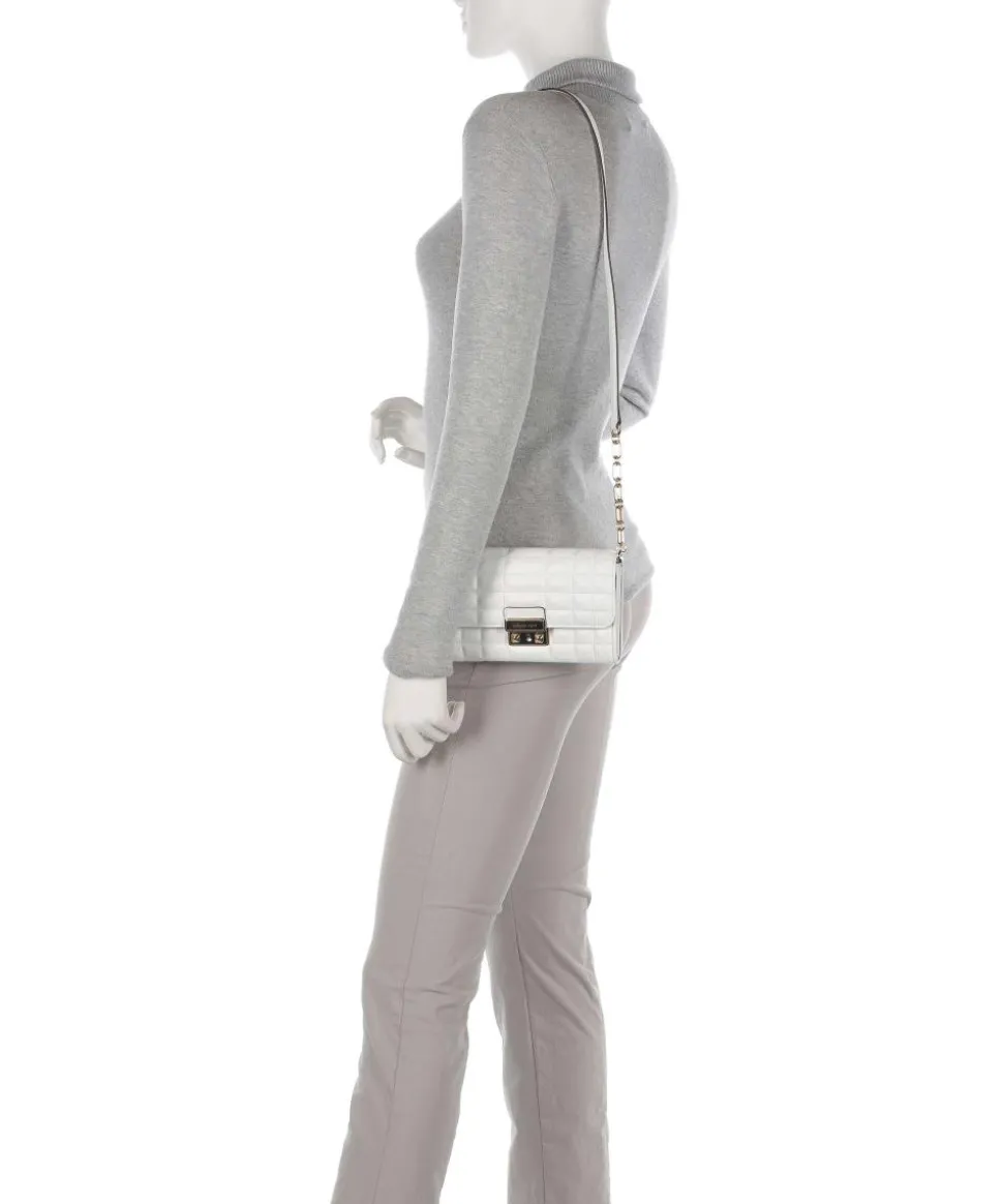 Tribeca Umhängetasche Lammleder weiß