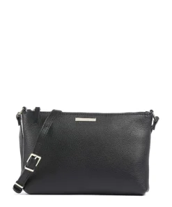 Tricial Umhängetasche genarbtes Rindsleder schwarz