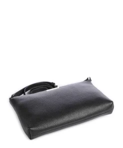 Tricial Umhängetasche genarbtes Rindsleder schwarz