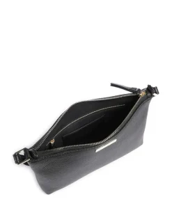 Tricial Umhängetasche genarbtes Rindsleder schwarz