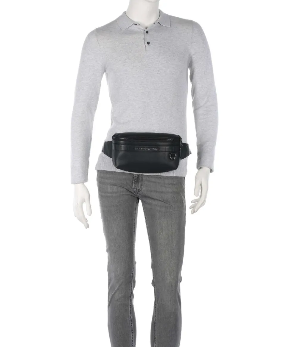 Tulum Gürteltasche Lederimitat schwarz