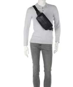 Tulum Gürteltasche Lederimitat schwarz