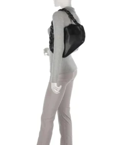 Twisted Tale Schultertasche Schafsleder schwarz