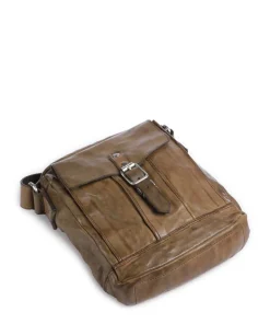 Umhängetasche fein genarbtes Rindsleder olivgrün