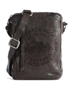 Umhängetasche fein genarbtes Rindsleder dunkelbraun