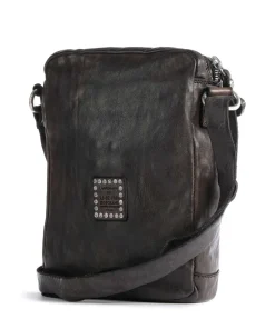 Umhängetasche fein genarbtes Rindsleder dunkelbraun