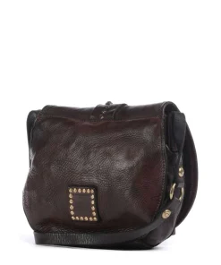 Umhängetasche fein genarbtes Rindsleder dunkelbraun