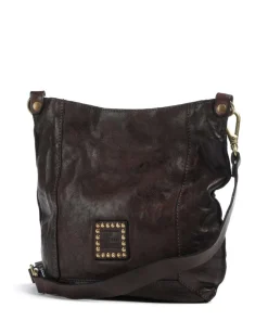 Umhängetasche fein genarbtes Rindsleder dunkelbraun