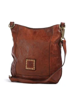 Umhängetasche fein genarbtes Rindsleder cognac