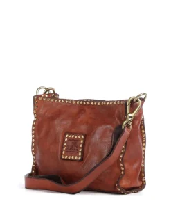 Umhängetasche fein genarbtes Rindsleder cognac