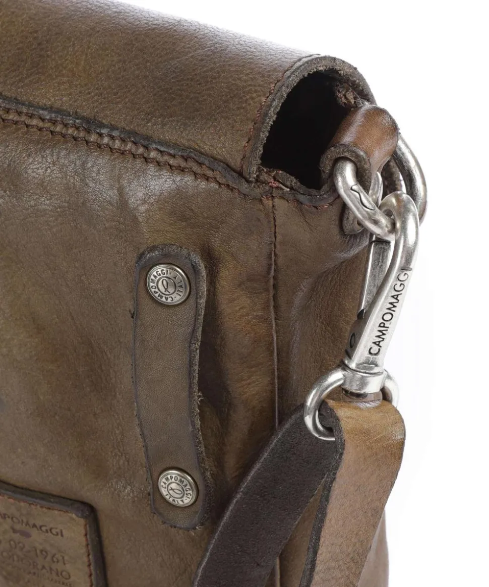 Umhängetasche fein genarbtes Rindsleder olivgrün