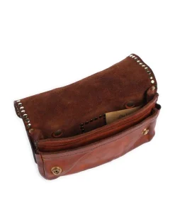 Umhängetasche fein genarbtes Rindsleder cognac