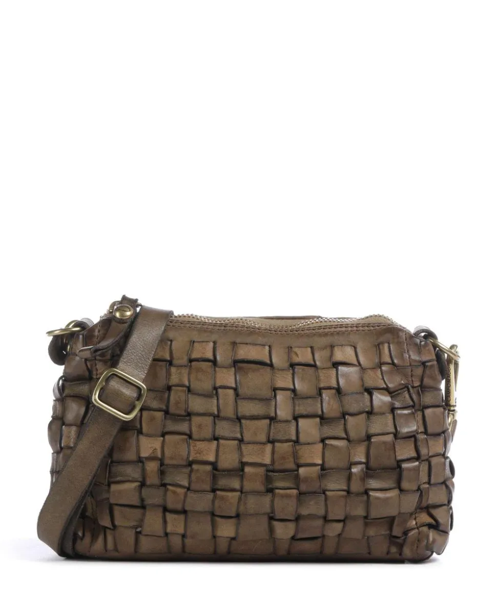 Umhängetasche fein genarbtes Rindsleder olivgrün