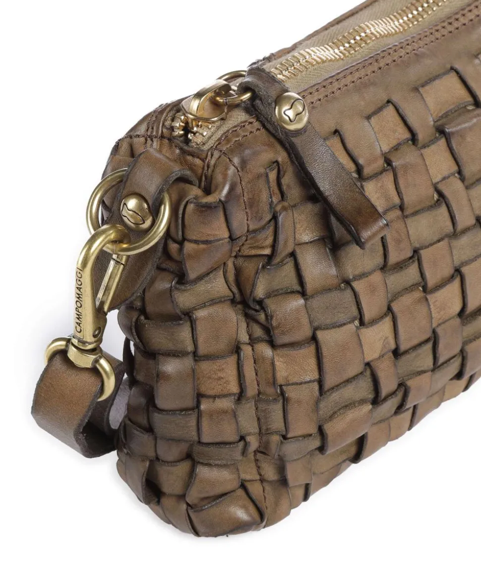 Umhängetasche fein genarbtes Rindsleder olivgrün