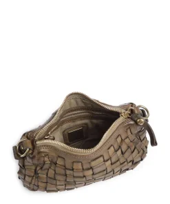 Umhängetasche fein genarbtes Rindsleder olivgrün