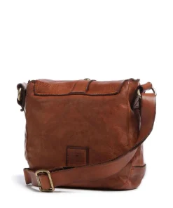 Umhängetasche fein genarbtes Rindsleder cognac