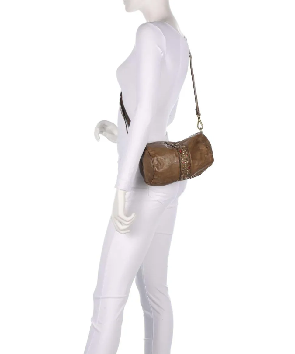 Umhängetasche fein genarbtes Rindsleder olivgrün