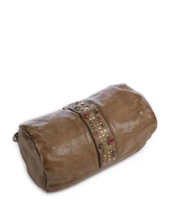 Umhängetasche fein genarbtes Rindsleder olivgrün