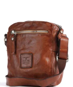 Umhängetasche fein genarbtes Rindsleder cognac