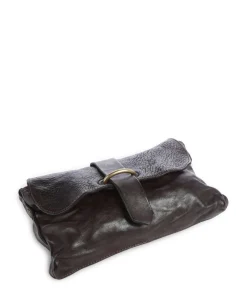 Umhängetasche fein genarbtes Rindsleder dunkelbraun