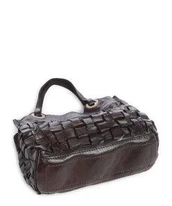 Umhängetasche fein genarbtes Rindsleder dunkelbraun