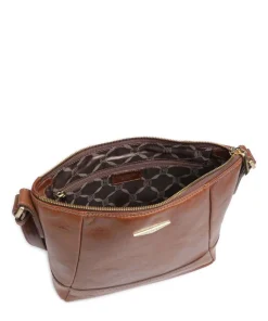 Umhängetasche Leder braun