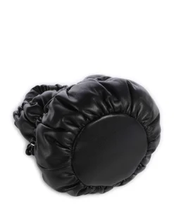 Umhängetasche Lederimitat schwarz