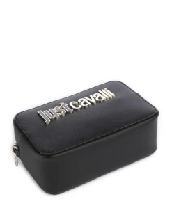 Umhängetasche Lederimitat schwarz