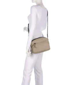 Umhängetasche Polyester, Polycarbonat beige