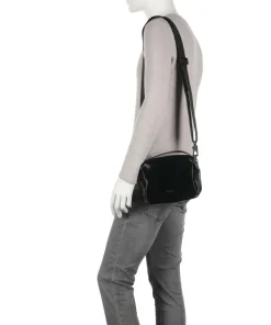 Umhängetasche Polyurethane, Polyester schwarz