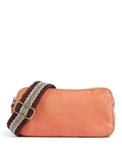 Umhängetasche Rindsleder apricot
