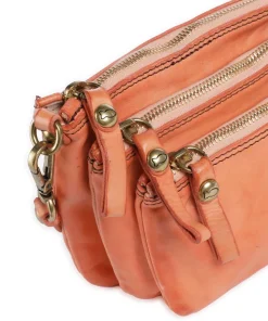 Umhängetasche Rindsleder apricot