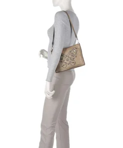 Umhängetasche Rindsleder beige