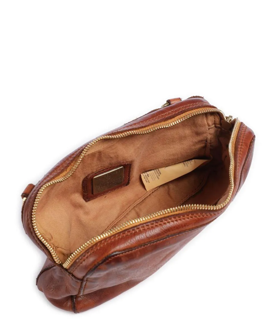 Umhängetasche Rindsleder cognac