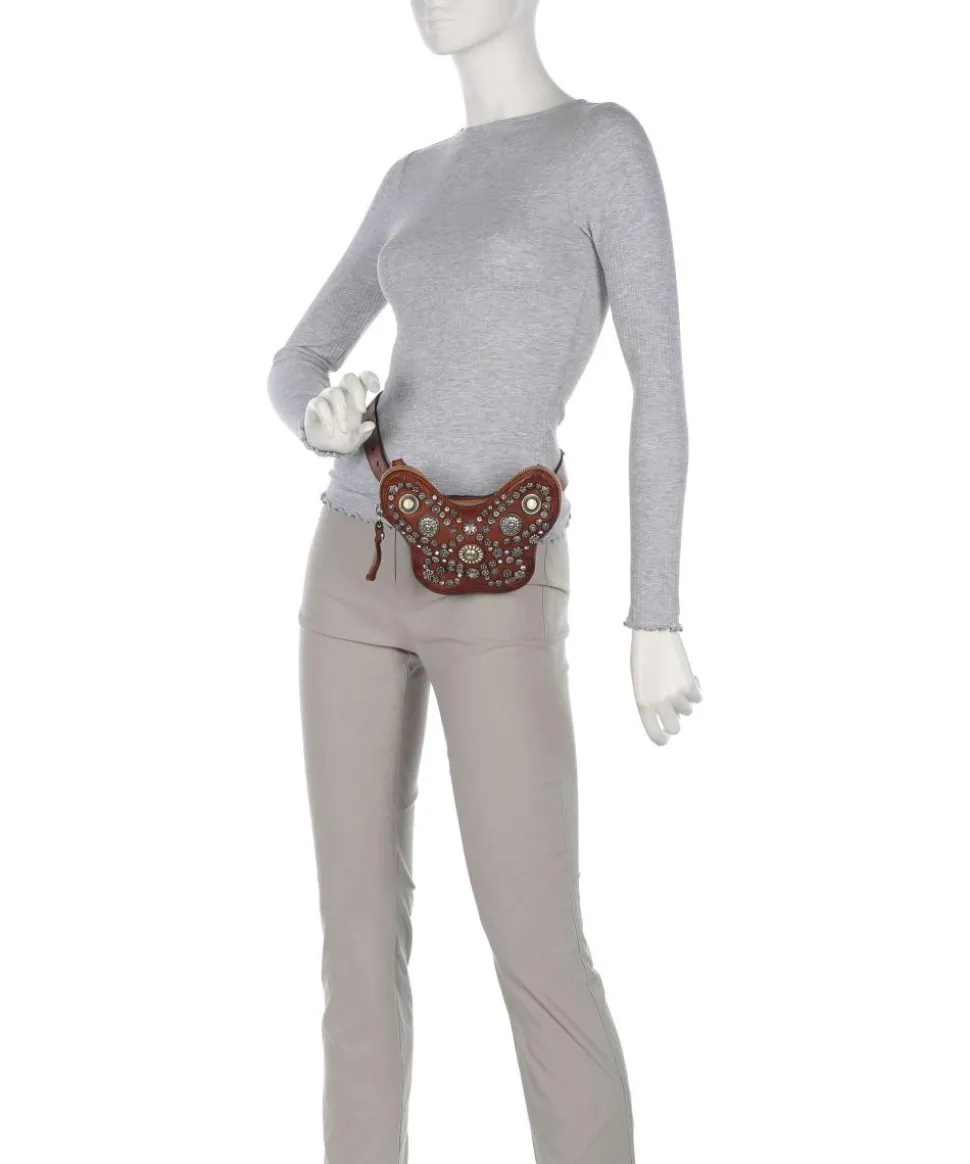 Umhängetasche Rindsleder cognac